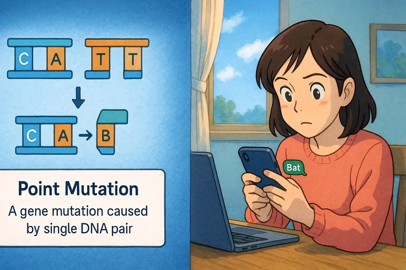 What is a Point Mutation? - Easy to Understand What is a Point Mutation? - Easy to Understand