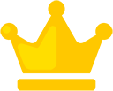 Yellow Crown Icon