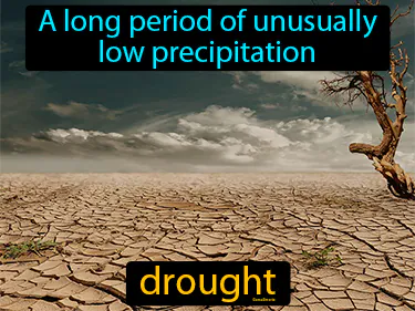 a long period of unusually low precipitation