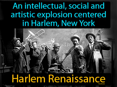 an intellectual, social and artistic explosion centered in Harlem, New York