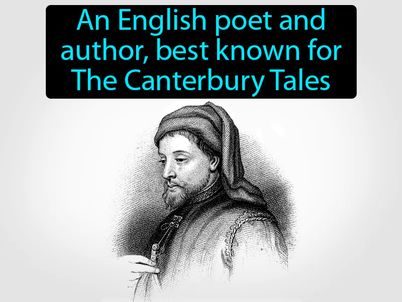 Geoffrey Chaucer Definition (no text)