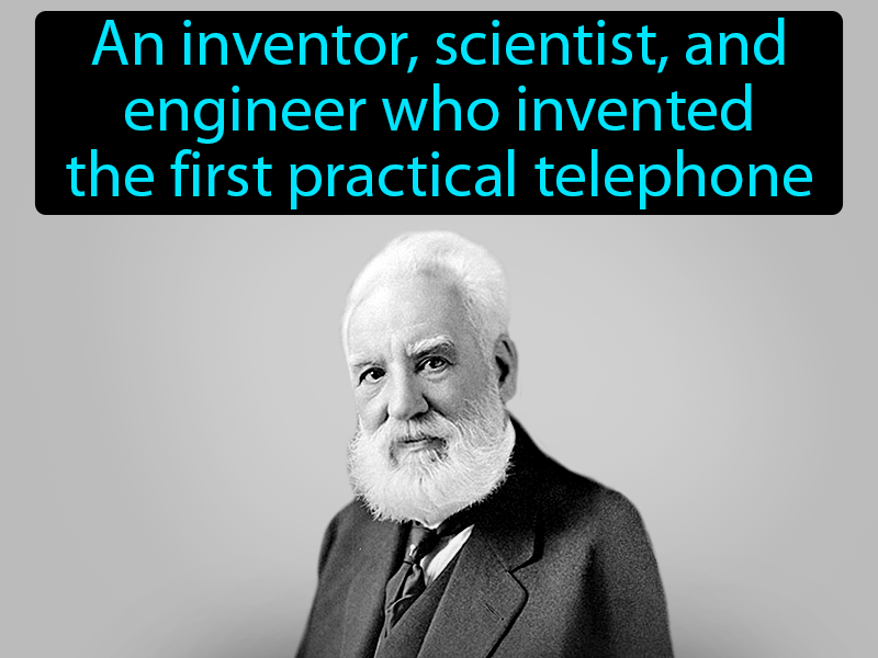 Alexander Graham Bell Definition with no text