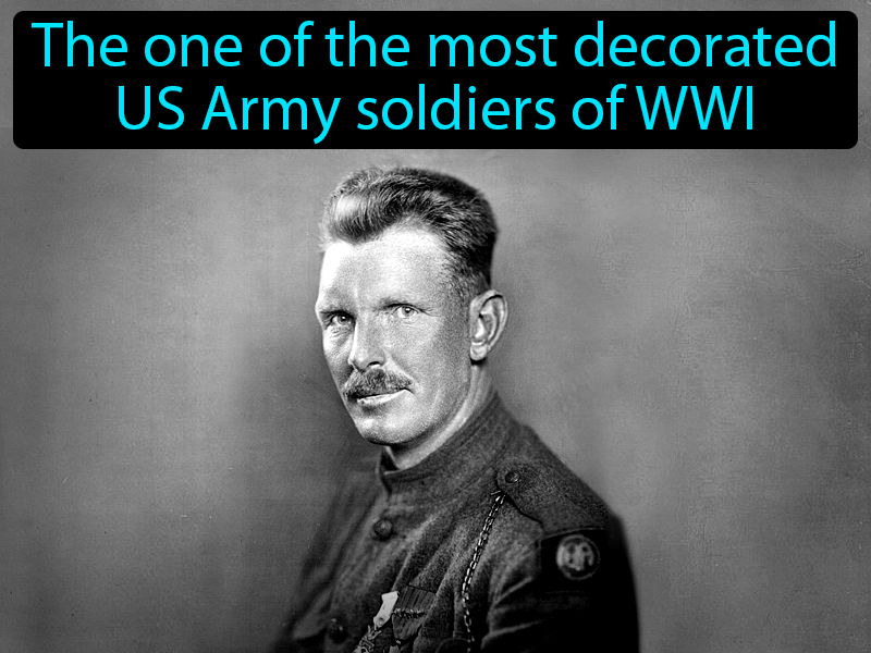 Alvin York Definition with no text