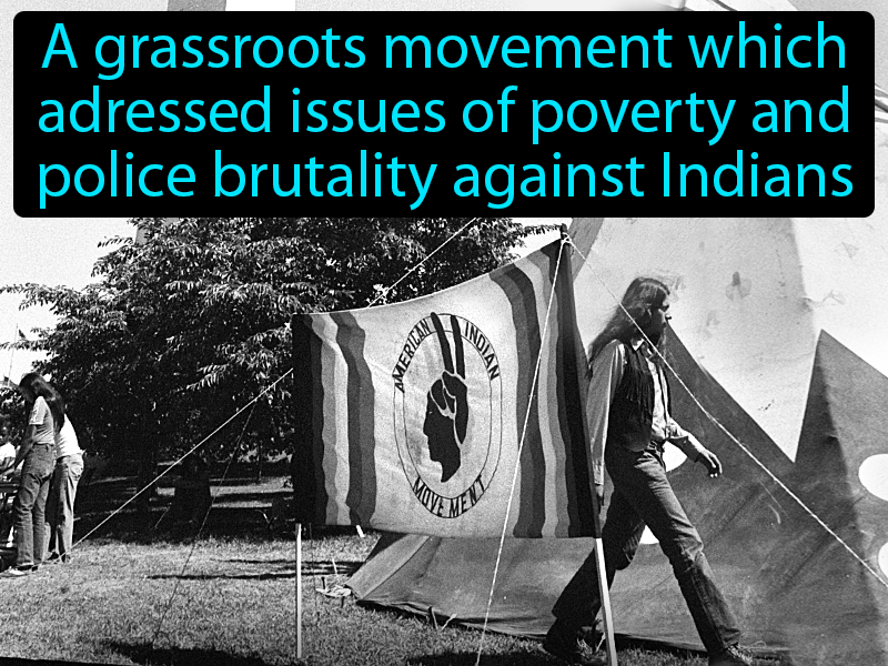American Indian Movement Definition with no text