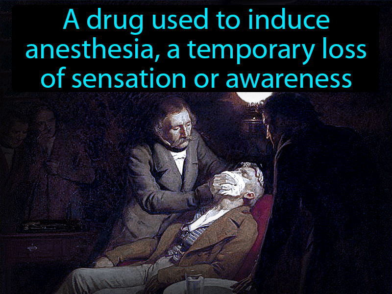 Anesthetic Definition with no text