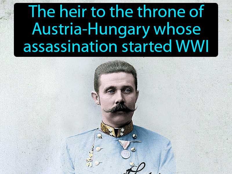 Archduke Franz Ferdinand Definition with no text