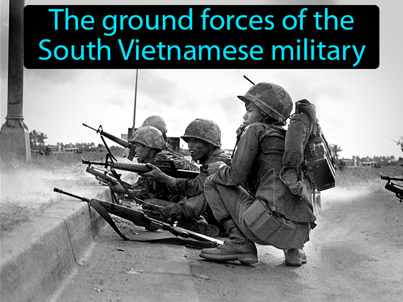 Army Of The Republic Of Vietnam Definition with no text