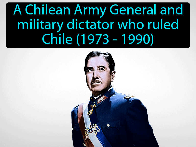 Augusto Pinochet Definition with no text