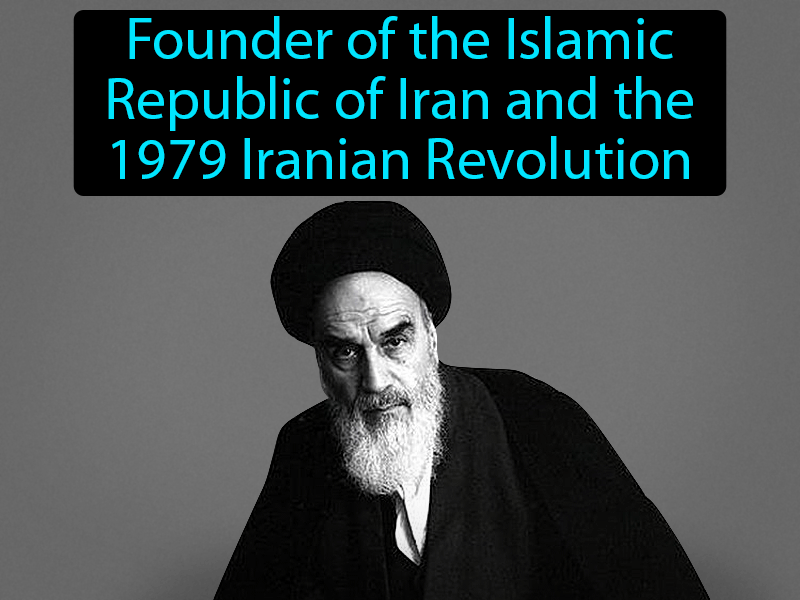 Ayatollah Ruhollah Khomeini Definition with no text