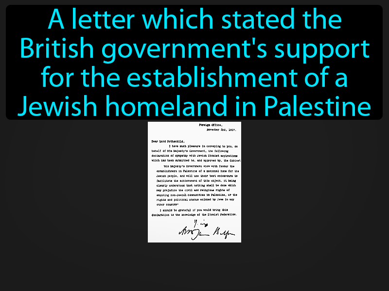 Balfour Declaration Definition with no text