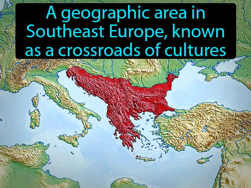 Balkan Peninsula Definition with no text