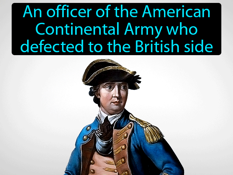 Benedict Arnold Definition with no text