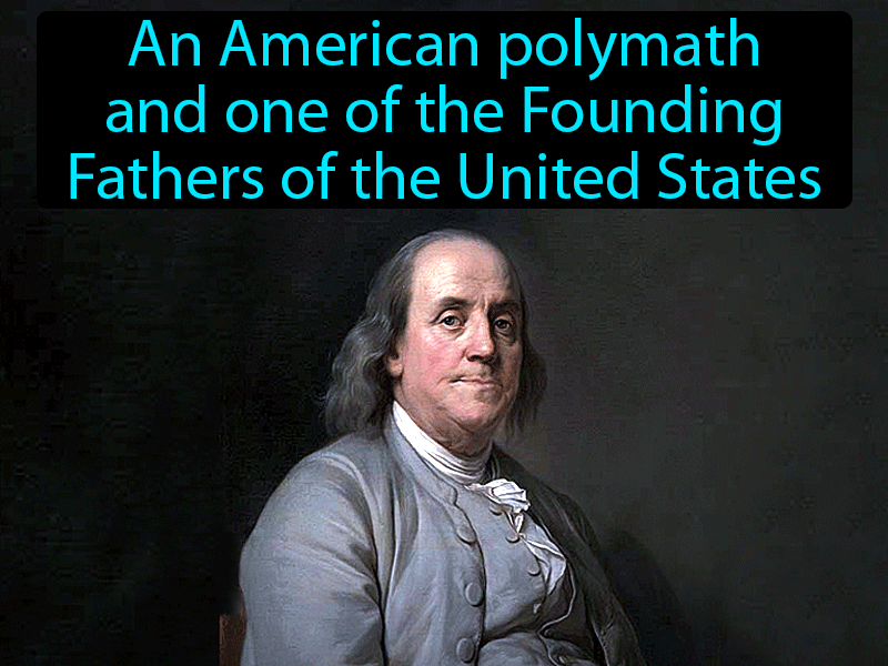 Benjamin Franklin Definition with no text
