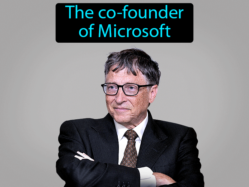 Bill Gates Definition with no text