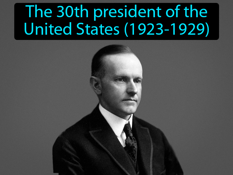 Calvin Coolidge Definition with no text