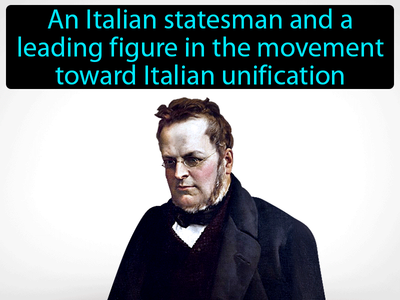 Camillo Cavour Definition with no text