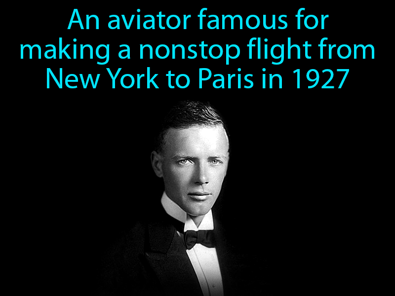 Charles Lindbergh Definition with no text
