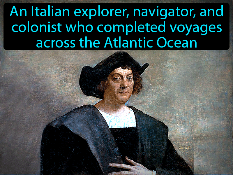 Christopher Columbus Definition with no text