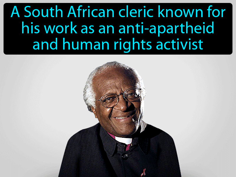 Desmond Tutu Definition with no text