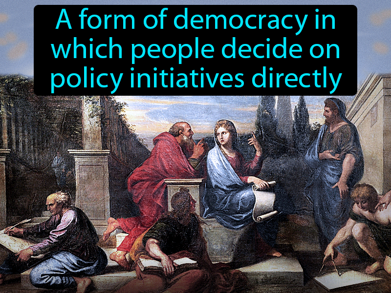 Direct Democracy Definition with no text