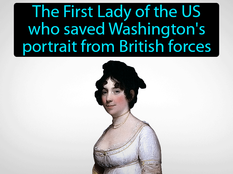 Dolley Madison Definition with no text