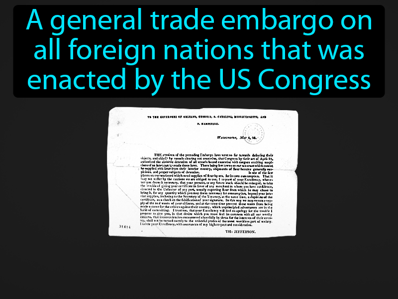 Embargo Act Definition with no text