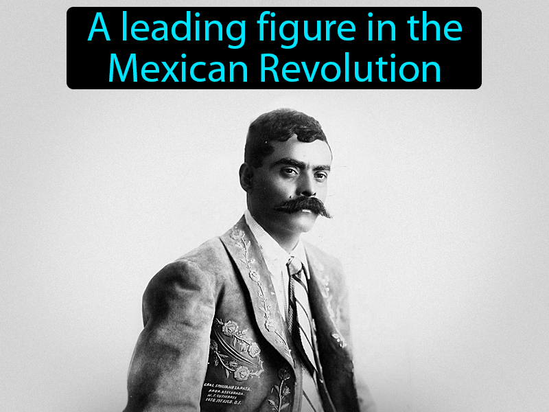 Emiliano Zapata Definition with no text