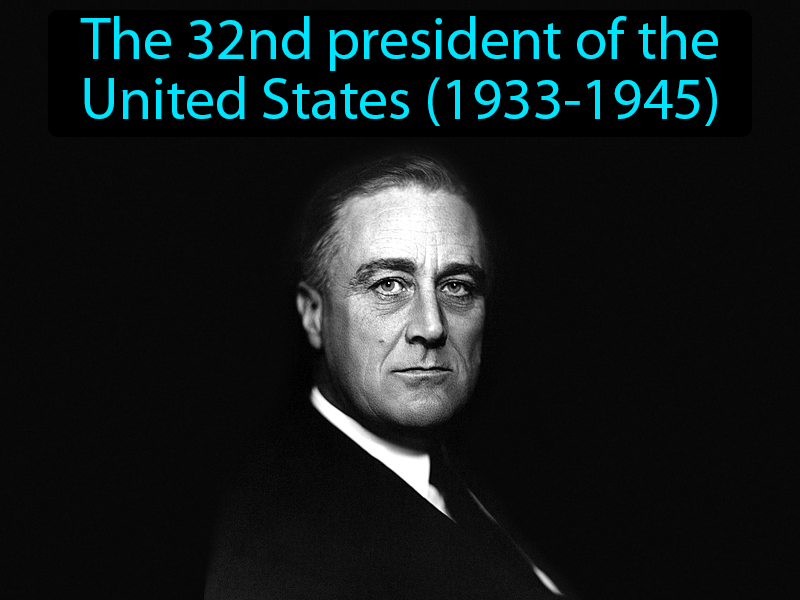 Franklin D Roosevelt Definition with no text