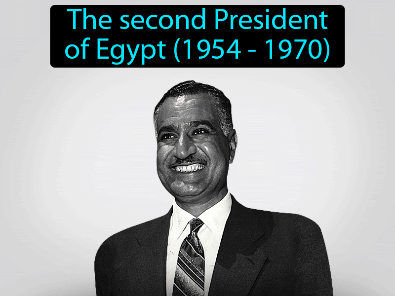 Gamal Abdel Nasser Definition with no text