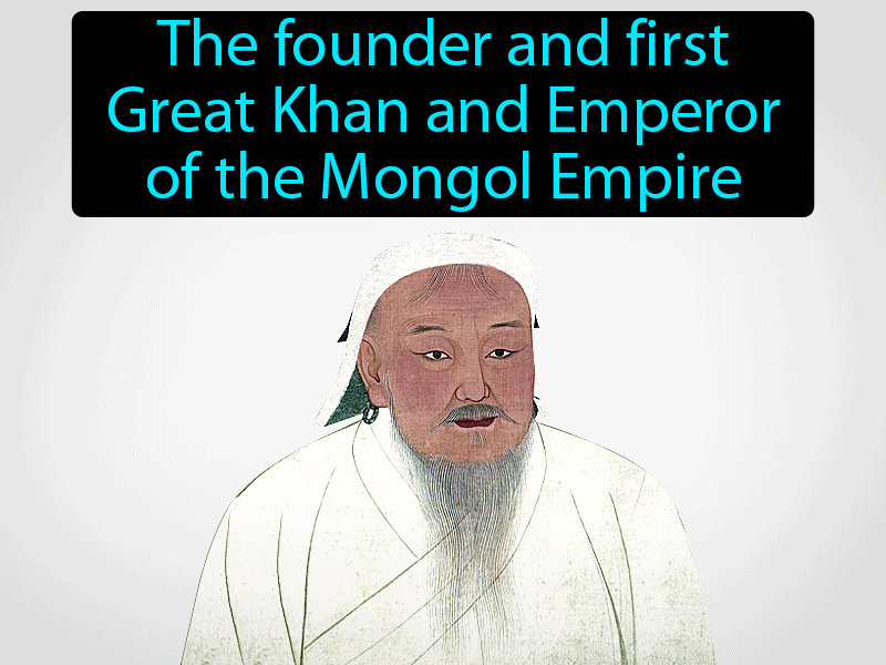 Genghis Khan Definition with no text