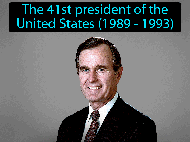 George H W Bush Definition with no text