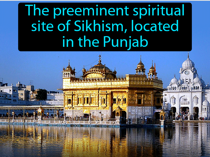 Golden Temple Definition with no text