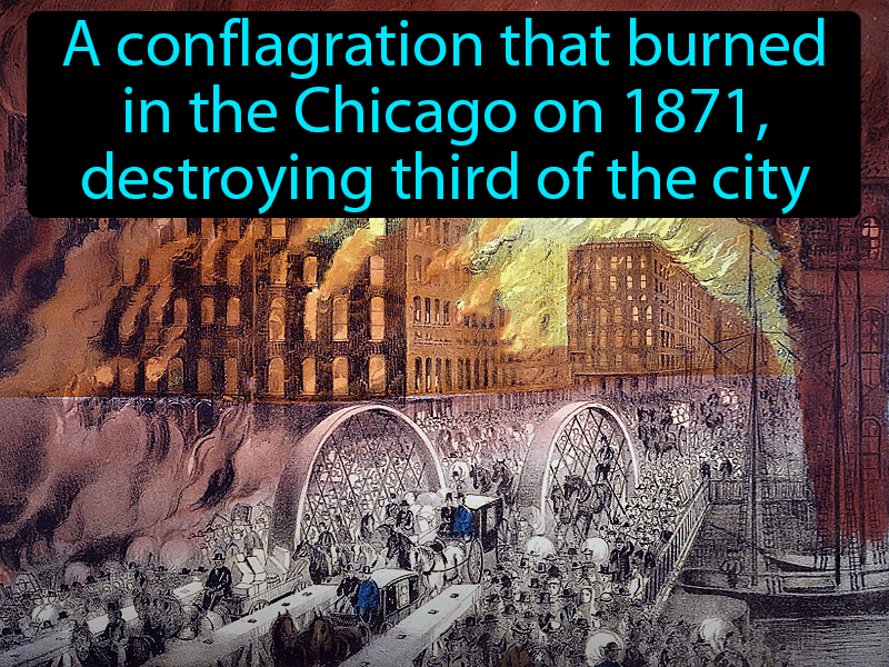 Great Chicago Fire Definition with no text