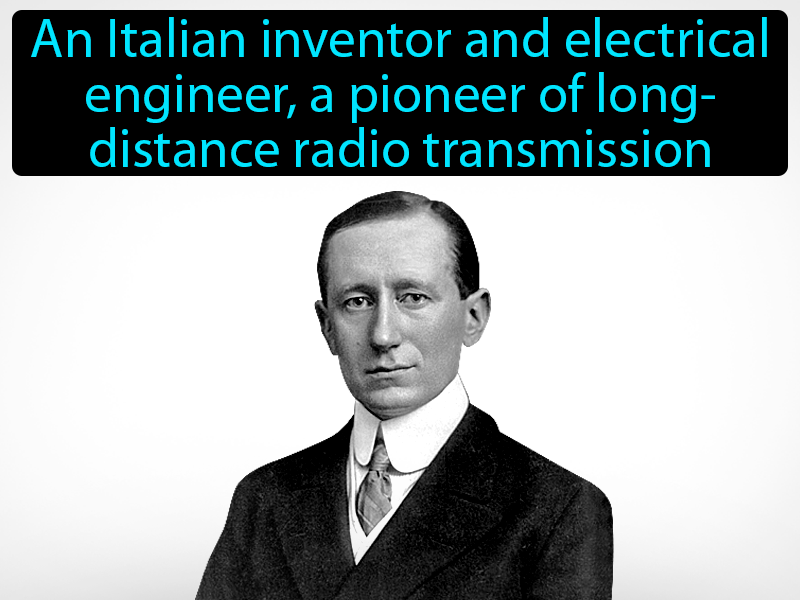 Guglielmo Marconi Definition with no text