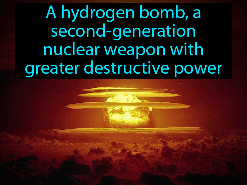 H-bomb Definition with no text