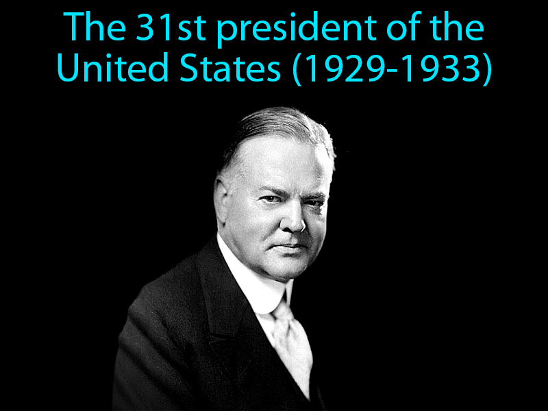 Herbert Hoover Definition with no text