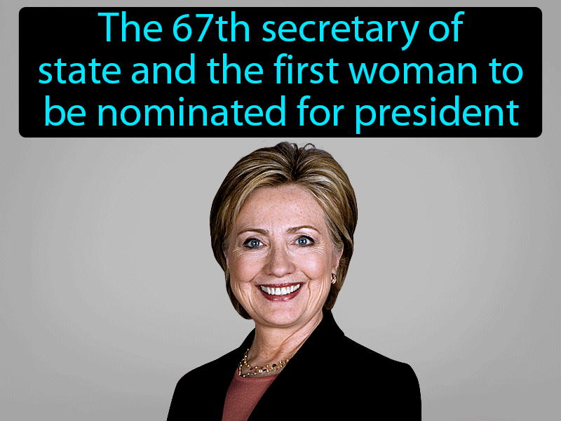 Hillary Rodham Clinton Definition with no text