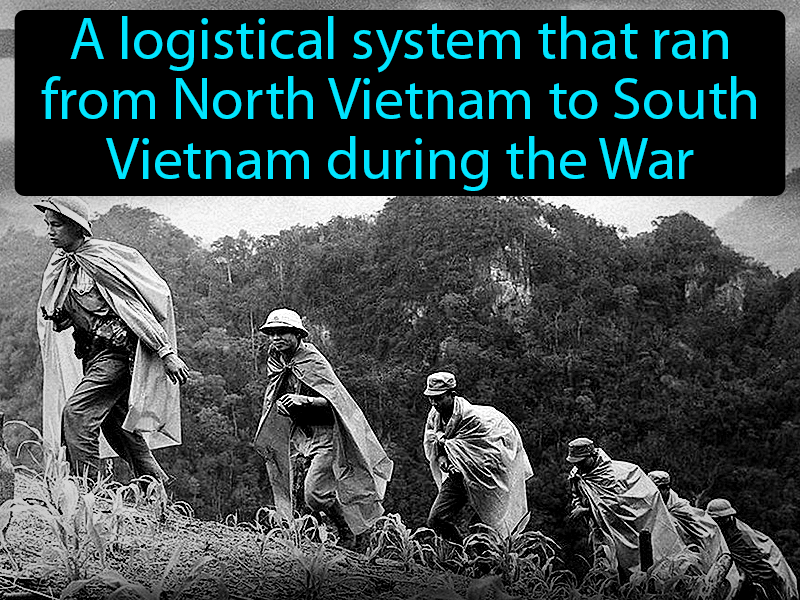 Ho Chi Minh Trail Definition with no text