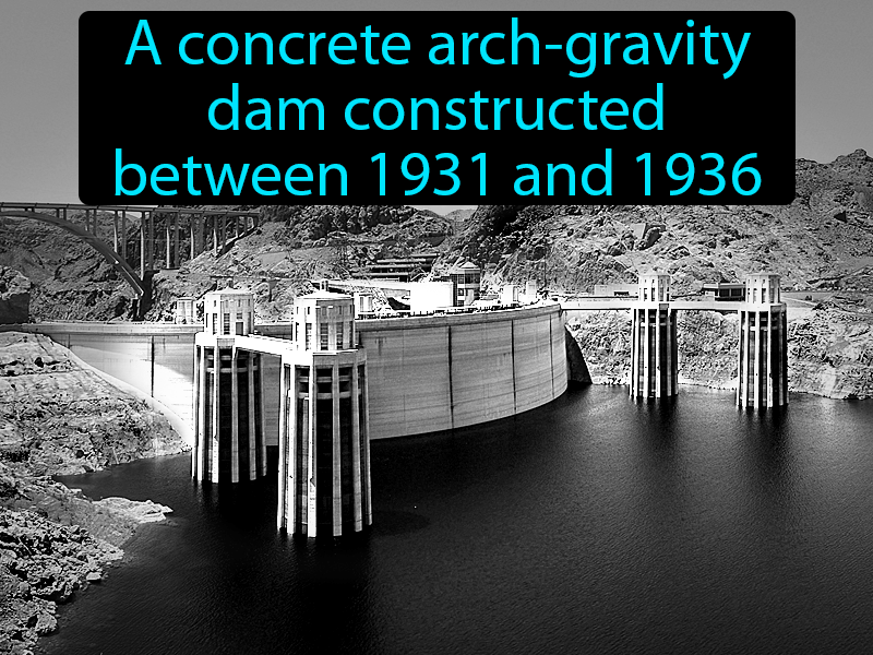 Hoover Dam Definition with no text
