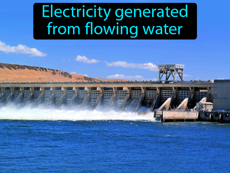 Hydroelectric Energy Definition with no text