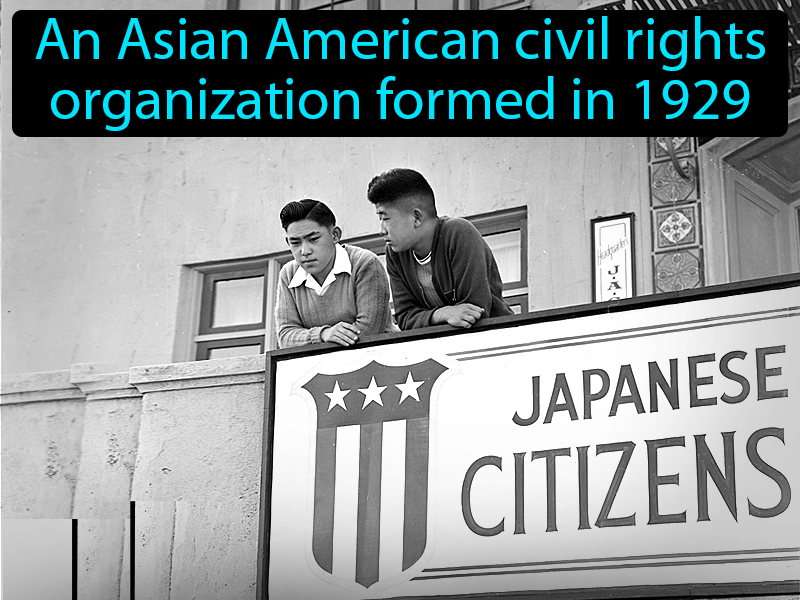 Japanese American Citizens League Definition with no text