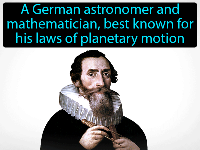 Johannes Kepler Definition with no text