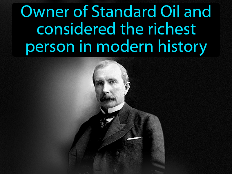 John D Rockefeller Definition with no text