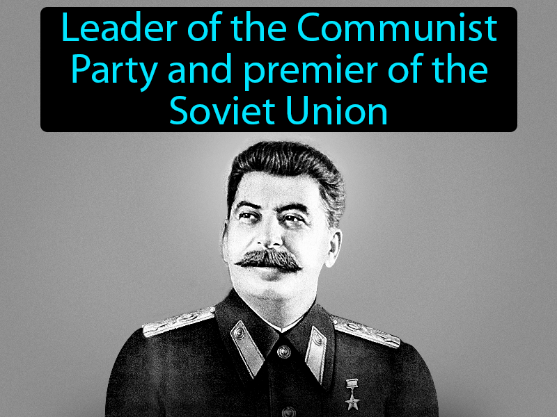 Joseph Stalin Definition with no text