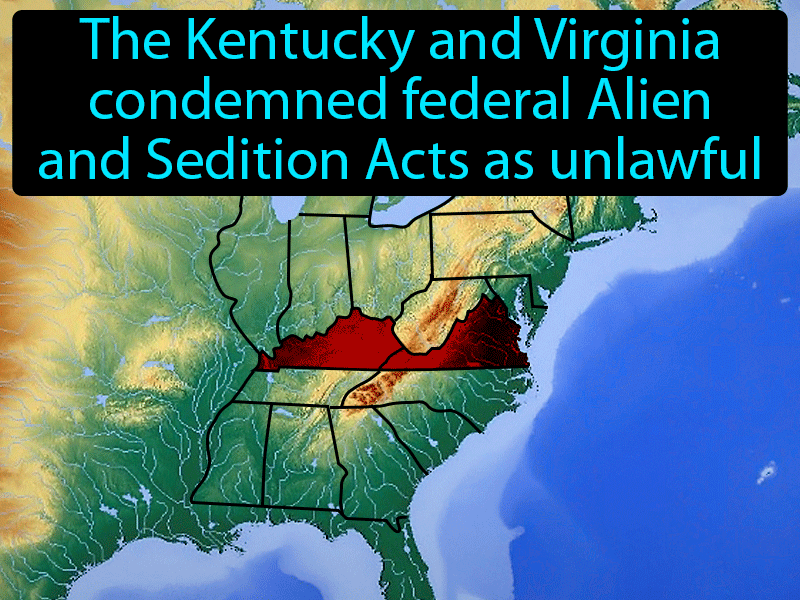 Kentucky And Virginia Resolutions Definition with no text