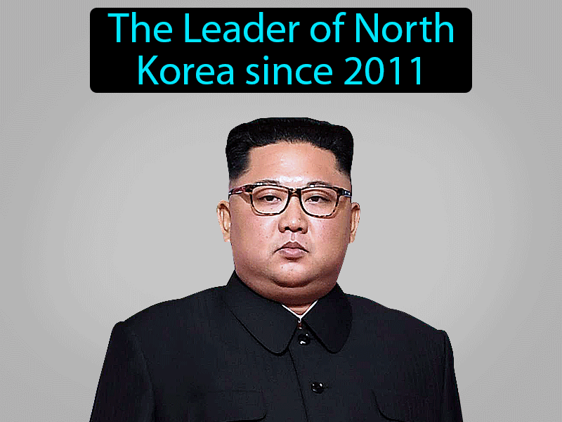 Kim Jong-un Definition with no text