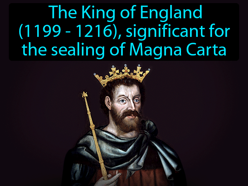 King John Definition with no text