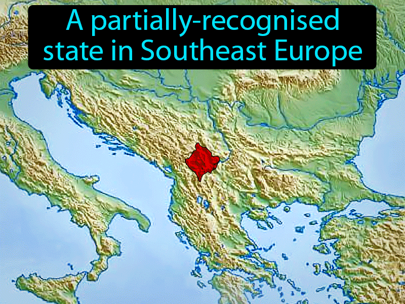 Kosovo Definition with no text