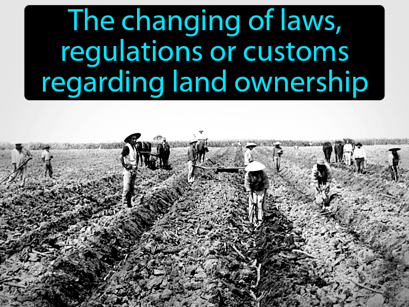 Land Reform Definition with no text