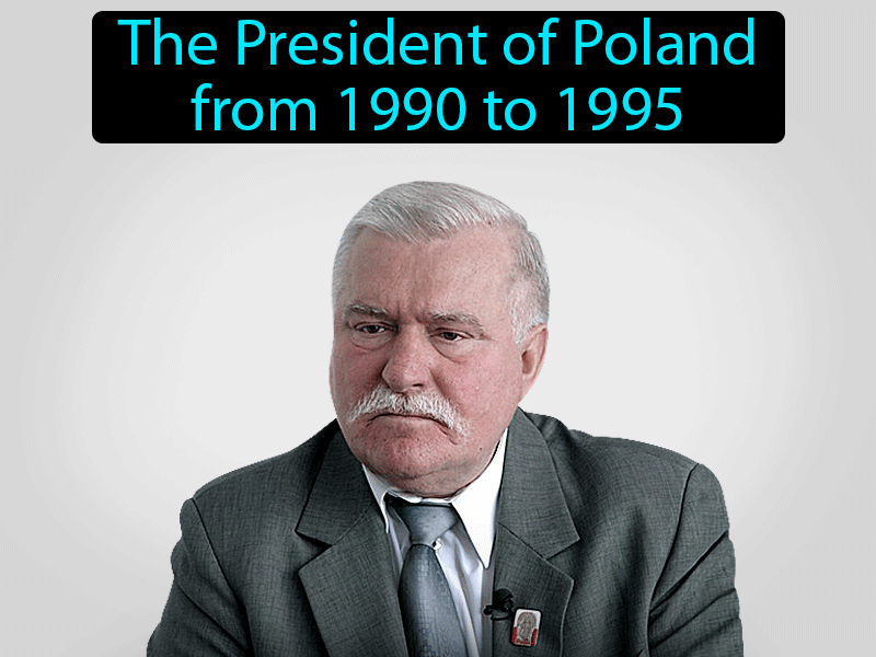 Lech Walesa Definition with no text